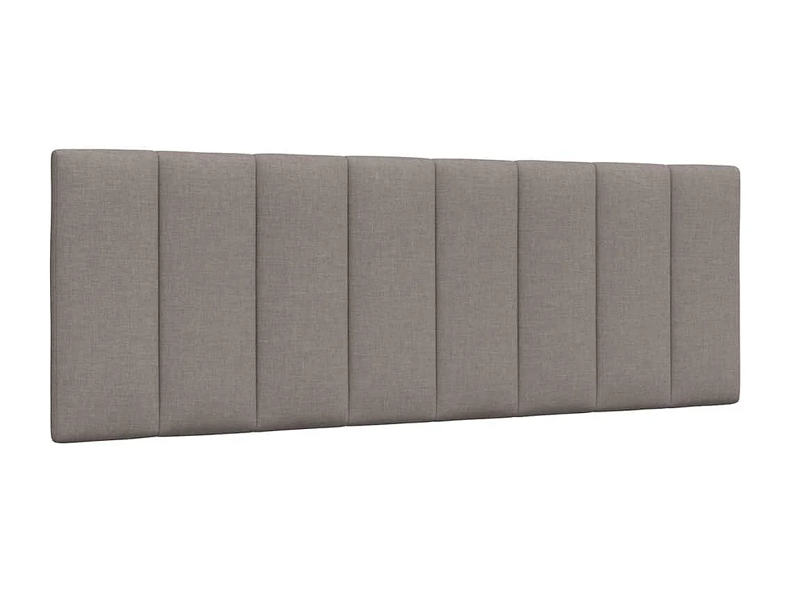 Tête de lit | Coussin de tête de lit | Tête de lit décoratif taupe 140 cm tissu