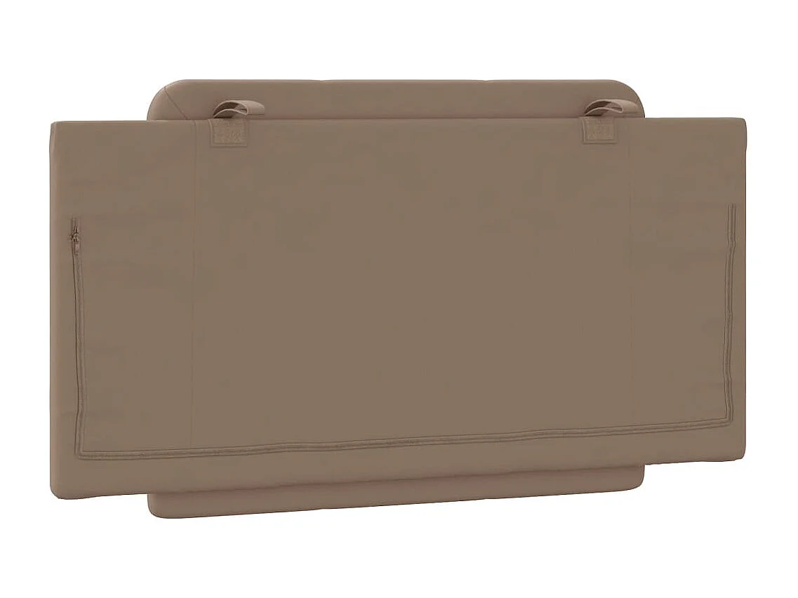 Cabecero de Cama | Cabezal de cama | Mueble de cabecero acolchado Zadar cuero sintético capuchino 100 cm