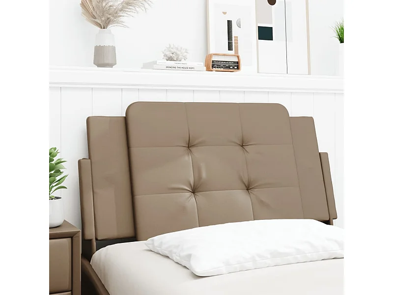 Tête de lit | Coussin de tête de lit | Tête de lit décoratif cappuccino 100 cm similicuir