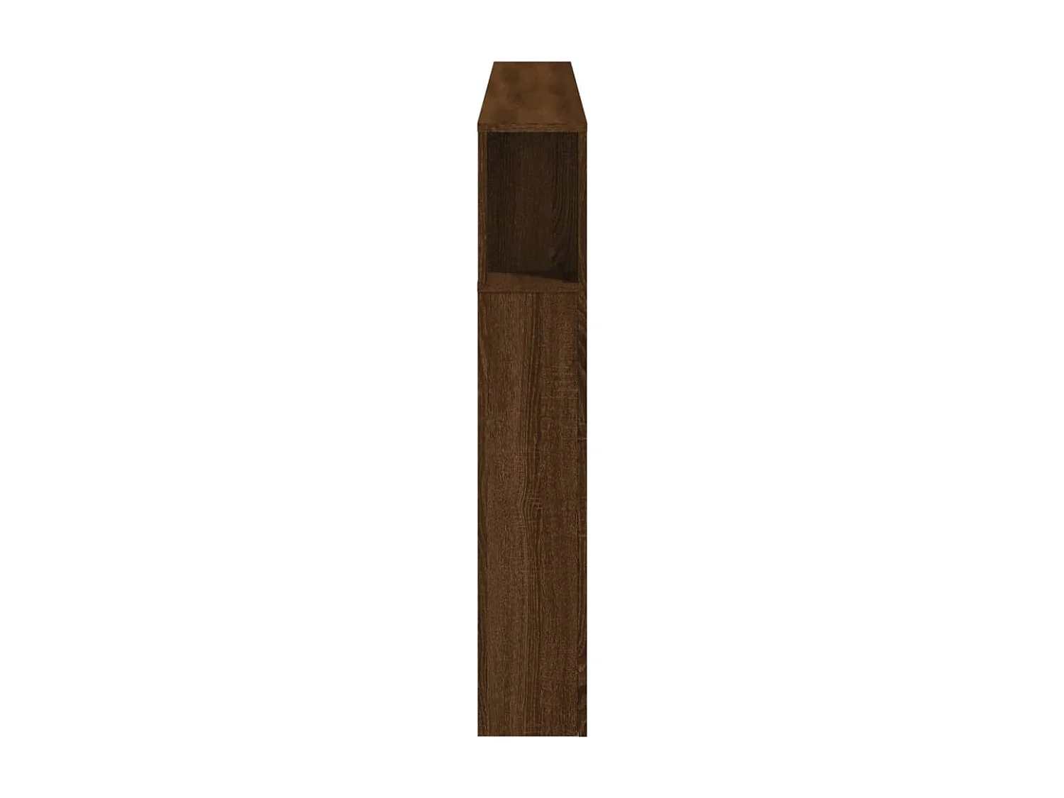 Mueble cabecero | Cabecero | Cabezal de cama LED madera ingeniería marrón roble 180x18,5x103,5 cm