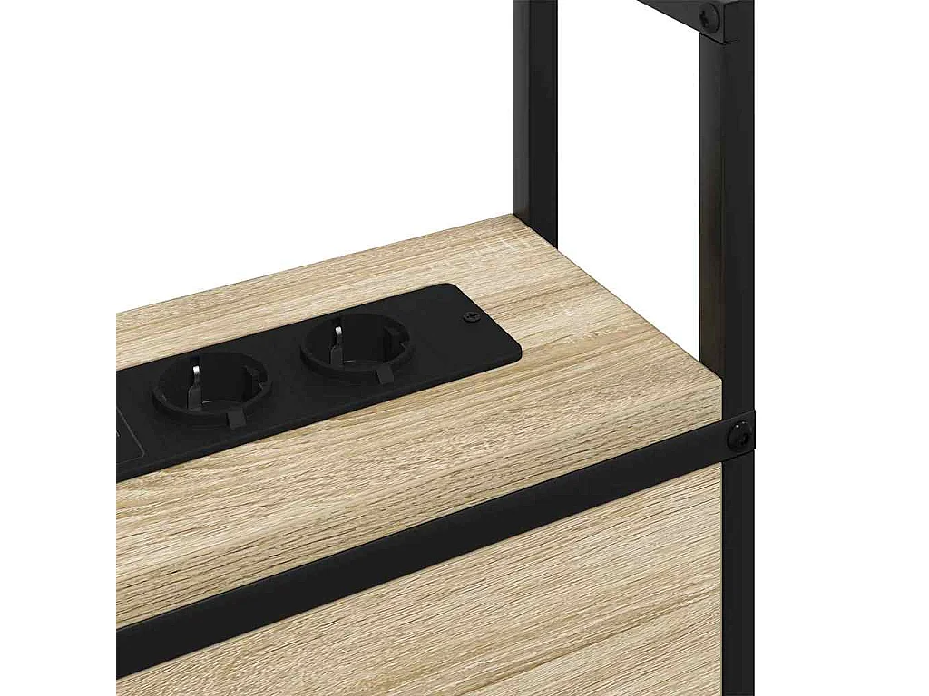 Tête de Lit de rangement | Panneau de tête pour lit Chêne sonoma 75 cm Bois d'ingénierie