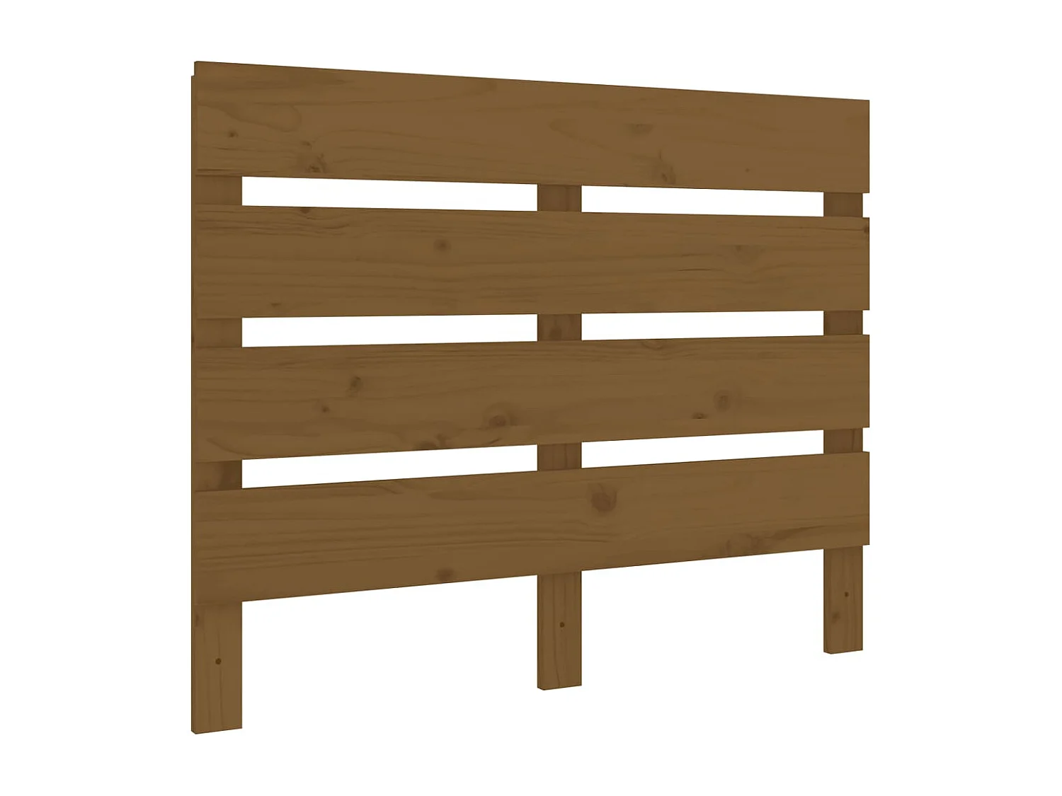 Hoofdbord | Hoofdeinde 100x3x80 cm massief grenenhout honingbruin