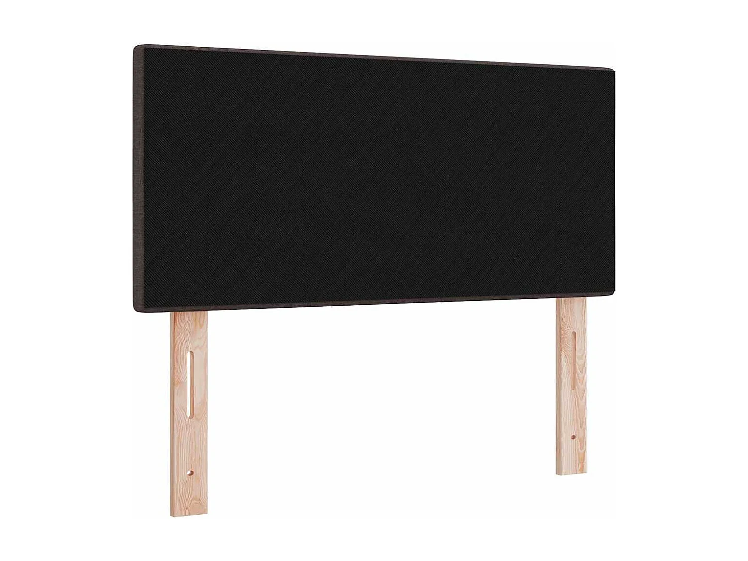 Mueble cabecero | Cabecero | Cabezal de cama LED con luces de tiras LED Marrón Oscuro 90 cm tela