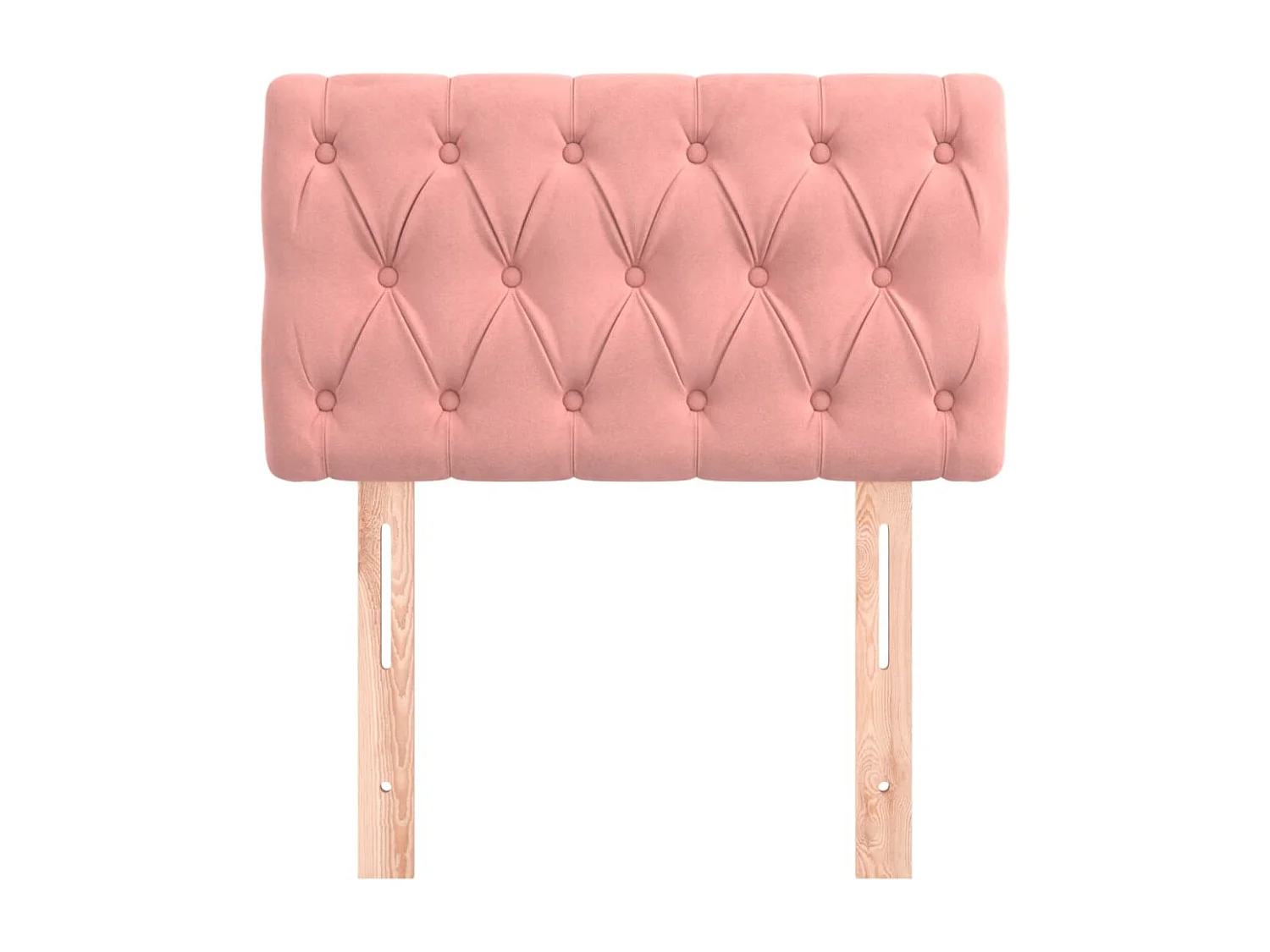 Tête de Lit | Panneau de tête pour lit Moderne Rose 80x7x78/88 cm Velours