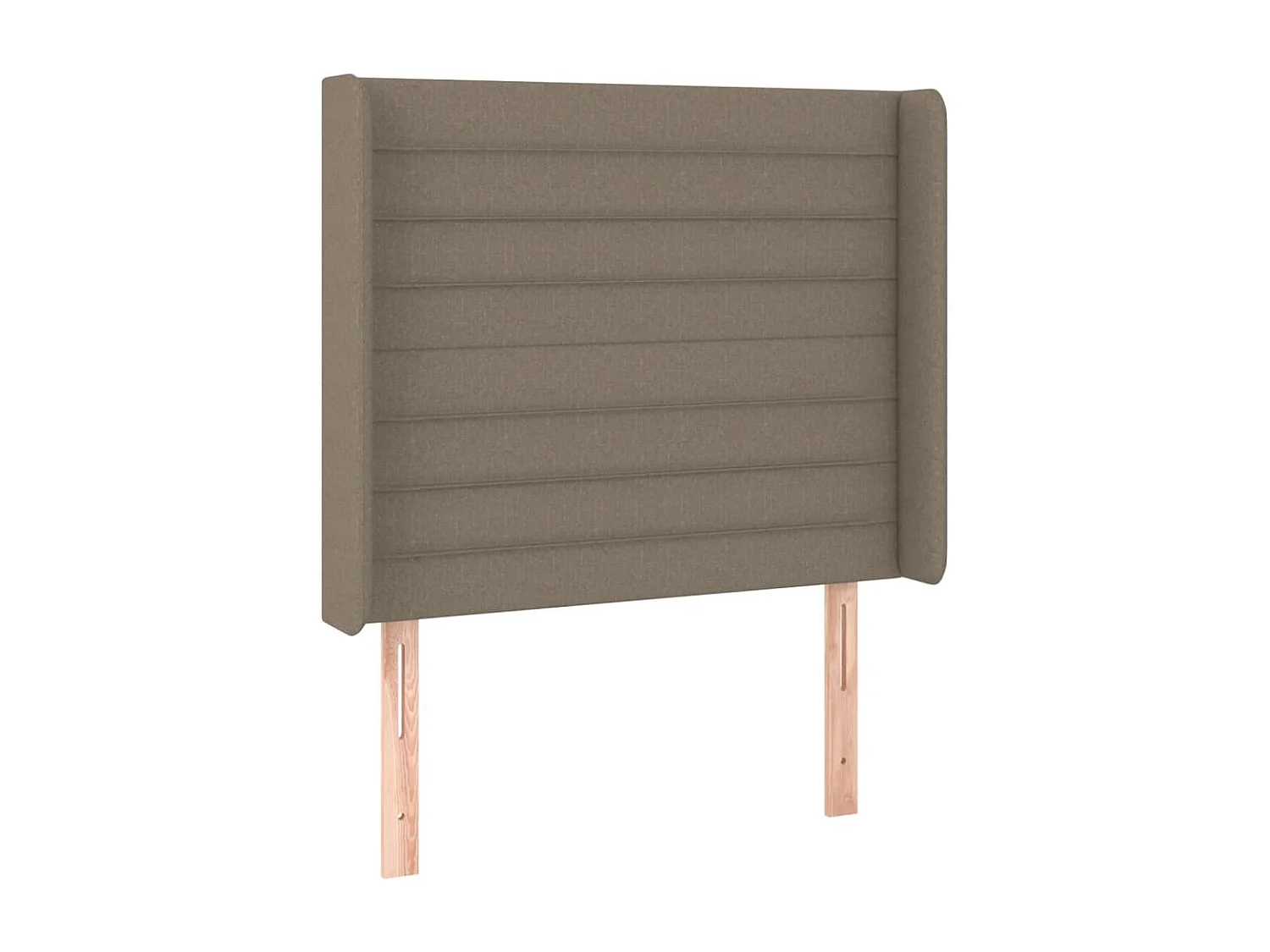 Hoofdbord | Hoofdeinde LED 93x16x118/128 cm stof taupe