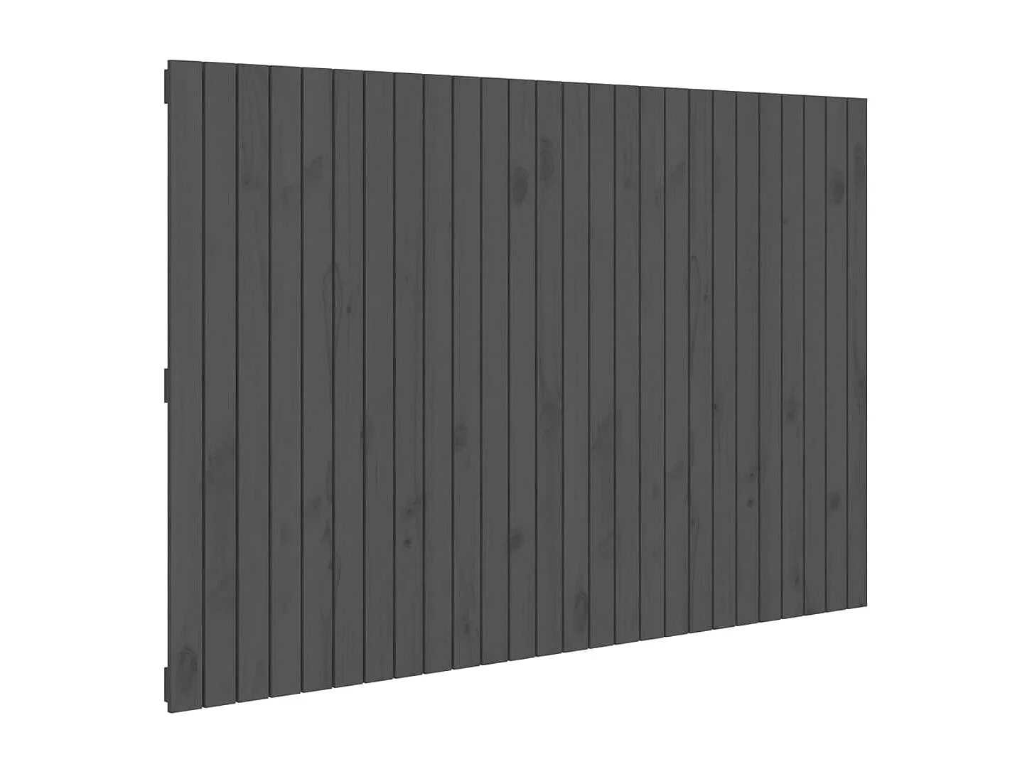 Tête de lit murale | Panneau de tête pour lit Moderne  Gris 166x3x110 cm Bois massif de pin