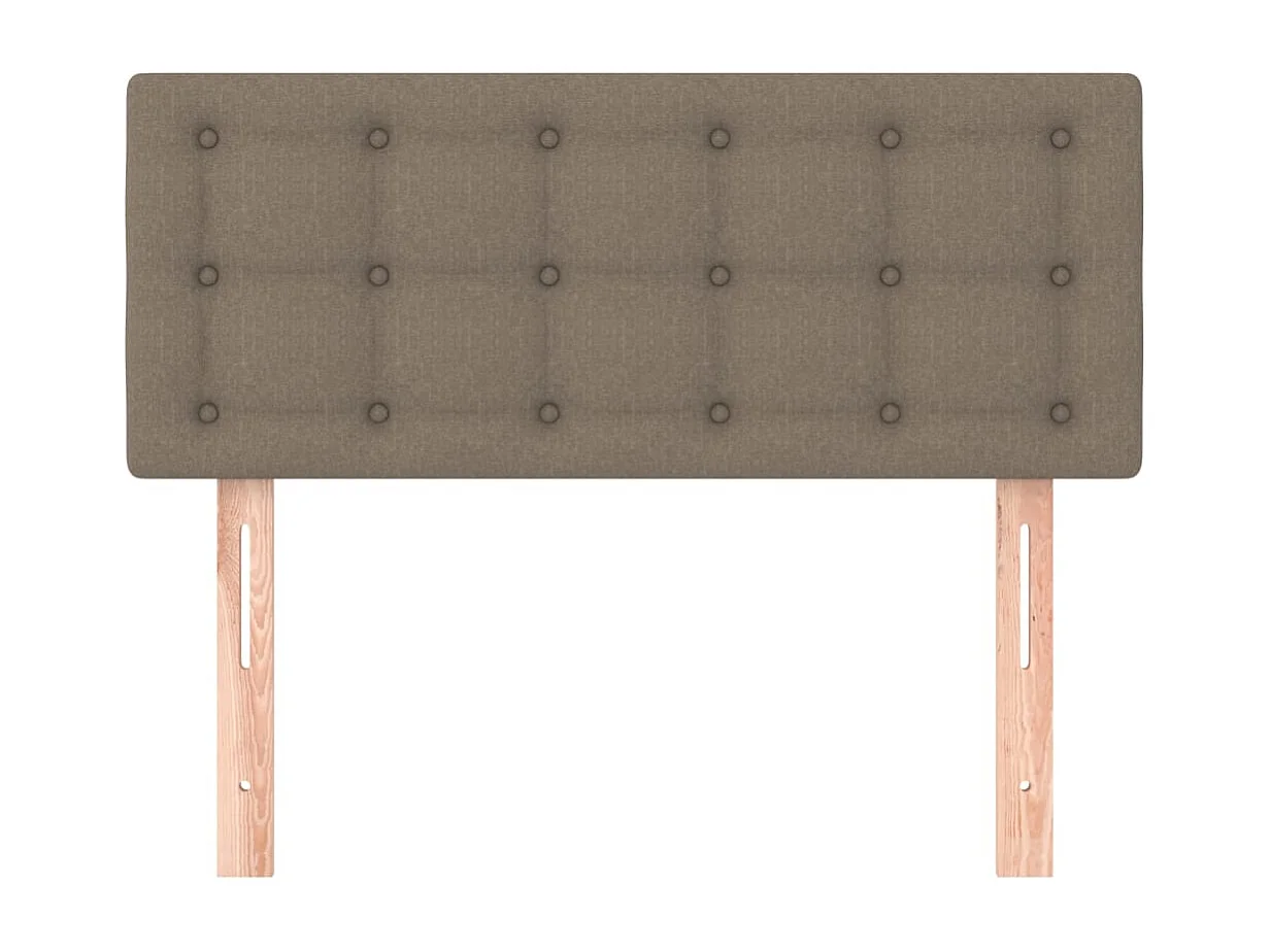 Tête de Lit | Panneau de tête pour lit Moderne Taupe 80x5x78/88 cm Tissu