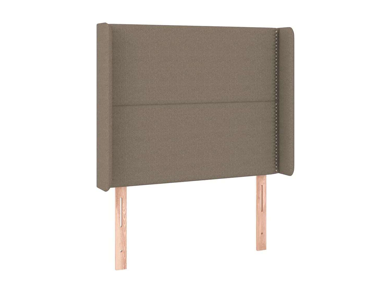 Hoofdbord | Hoofdeinde LED 103x16x118/128 cm stof taupe