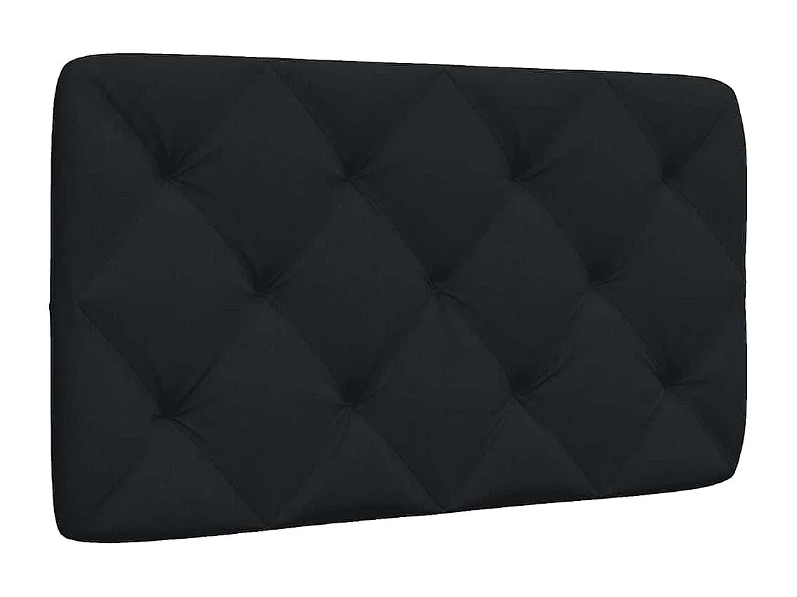 Tête de lit | Coussin de tête de lit | Tête de lit décoratif noir 80 cm tissu
