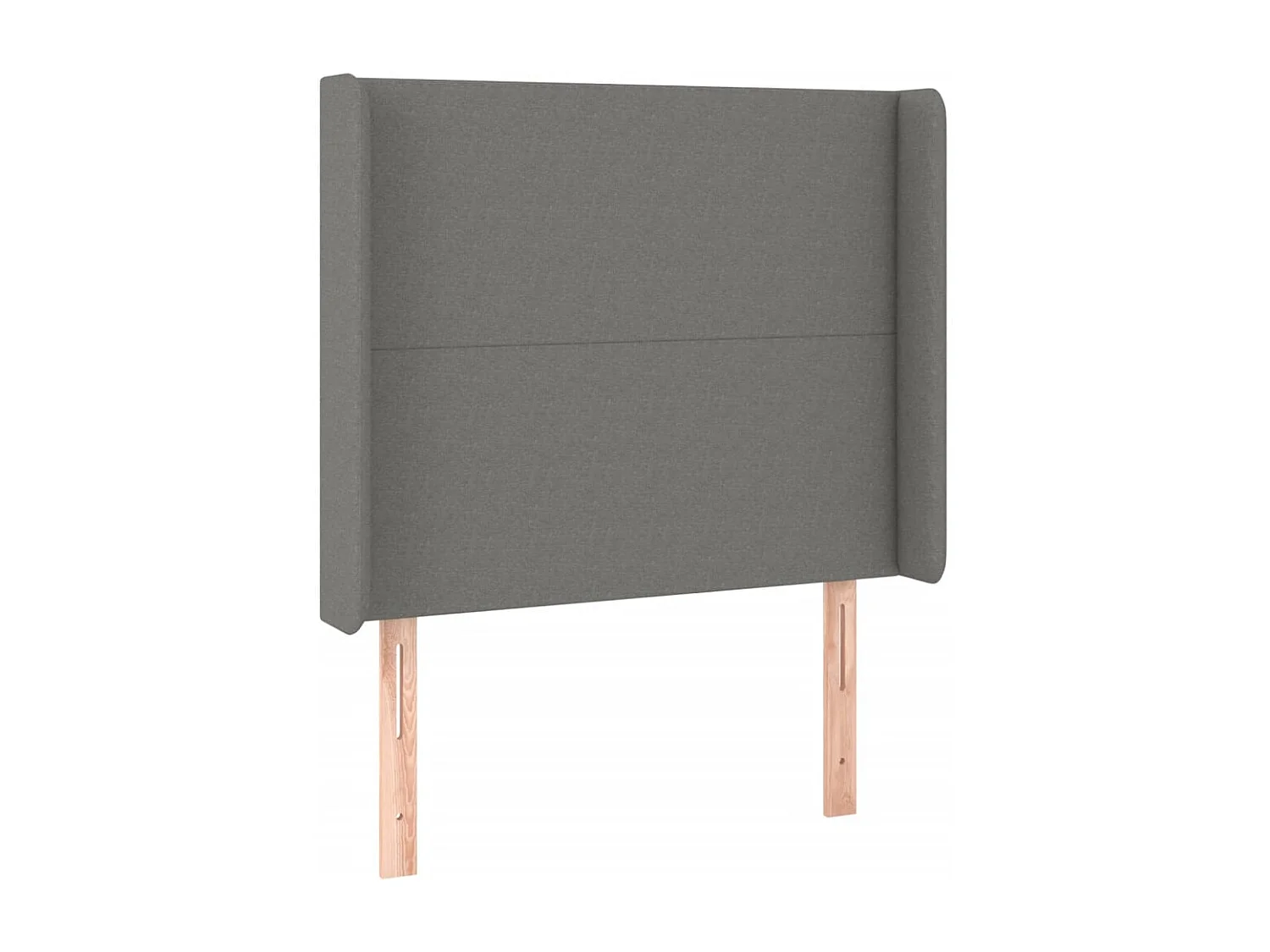 Hoofdbord | Hoofdeinde LED 103x16x118/128 cm stof donkergrijs