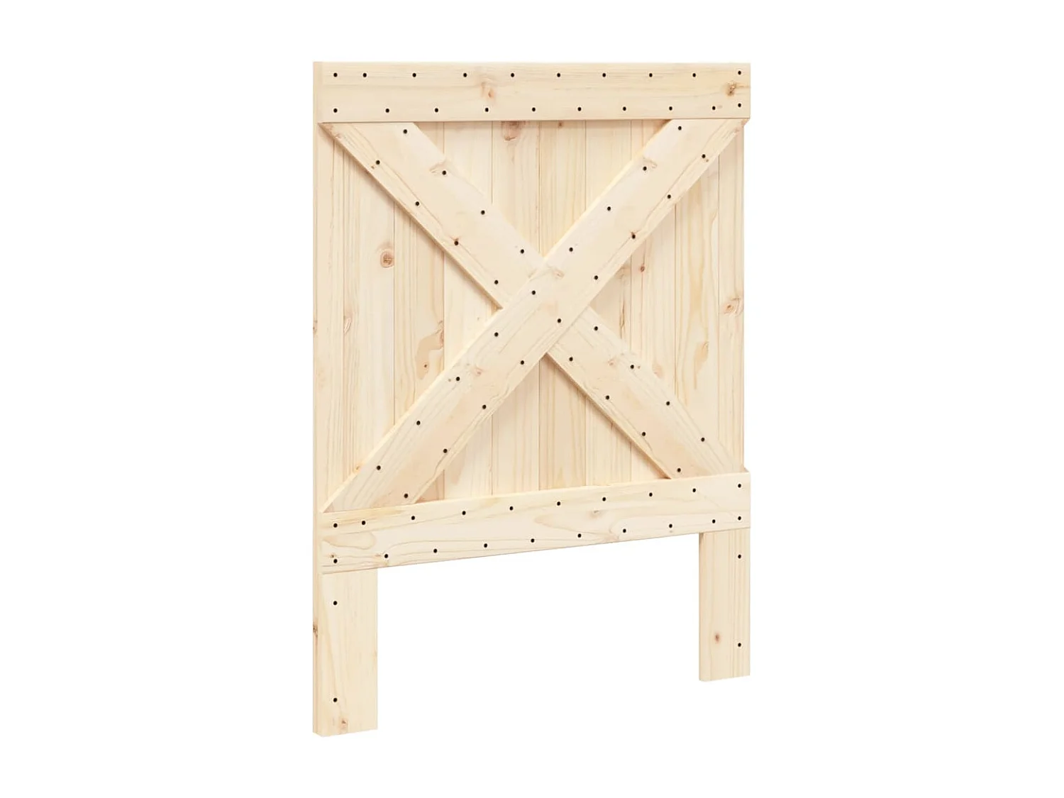 Tête de Lit | Panneau de tête pour lit Moderne 80x104 cm bois massif de pin