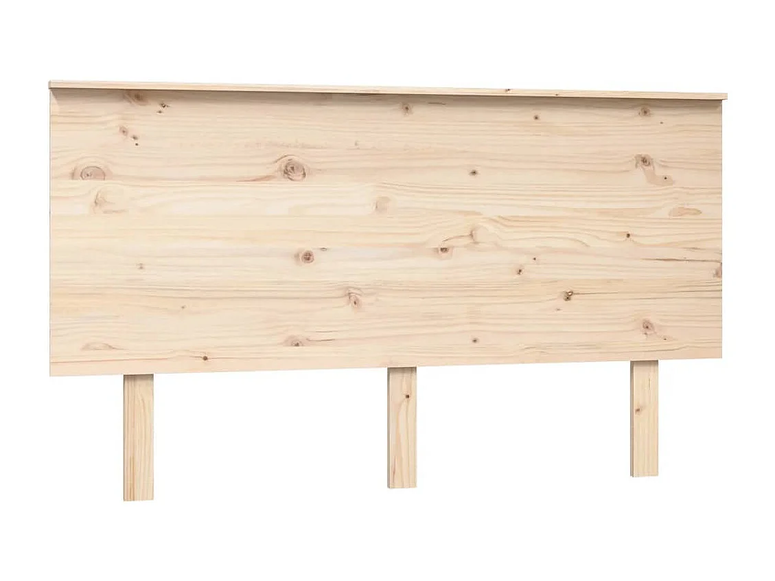 Tête de Lit | Panneau de tête pour lit Moderne 144x6x82,5 cm Bois massif de pin