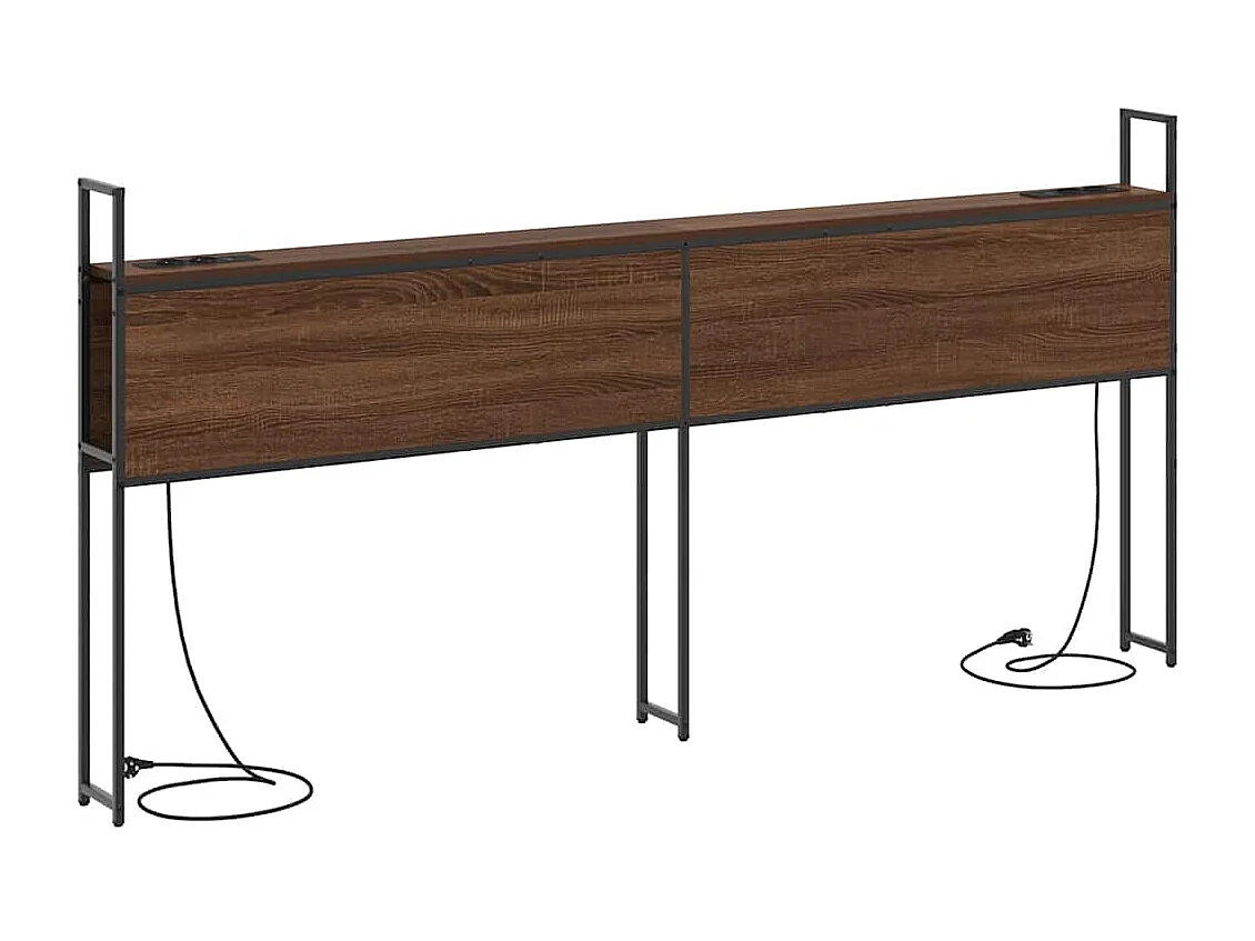 Tête de Lit de rangement | Panneau de tête pour lit Chêne marron 180 cm Bois d'ingénierie