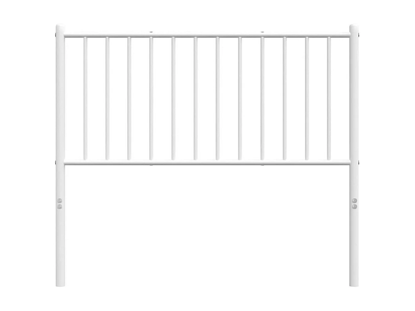 Tête de Lit | Panneau de tête pour lit Moderne métal blanc 100 cm