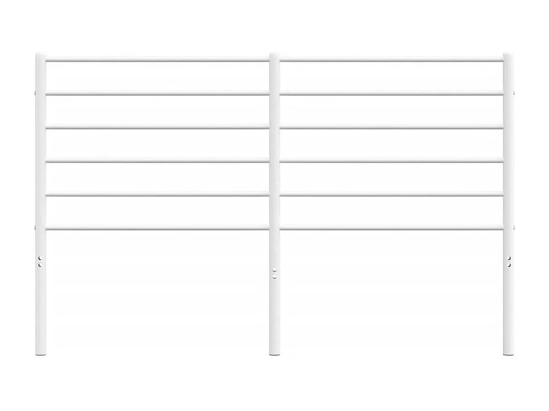 Tête de Lit | Panneau de tête pour lit Moderne métal blanc 160 cm
