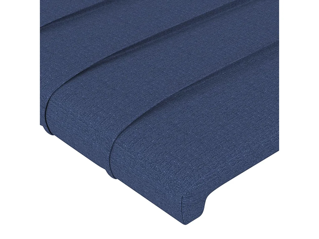 Hoofdbord | Hoofdeinde LED 80x5x78/88 cm stof blauw