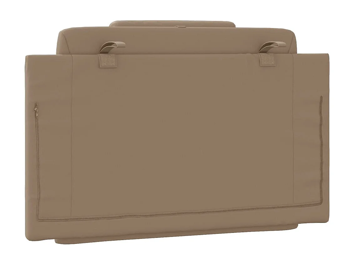 Cabecero de Cama | Cabezal de cama | Mueble de cabecero acolchado Viana cuero sintético capuchino 80 cm