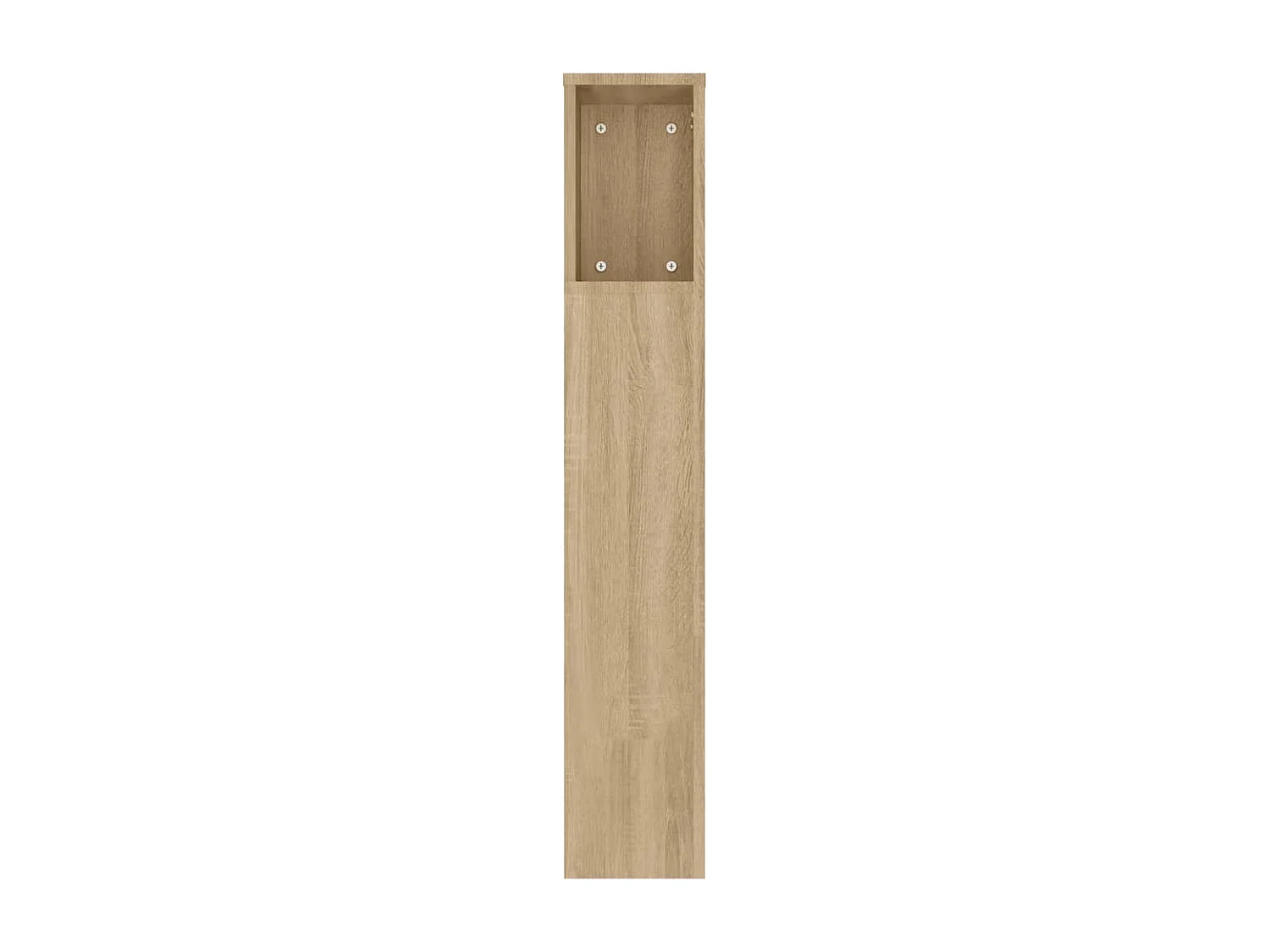 Tête de Lit avec rangement | Armoire de tête de lit Chêne sonoma 180x18,5x104,5 cm