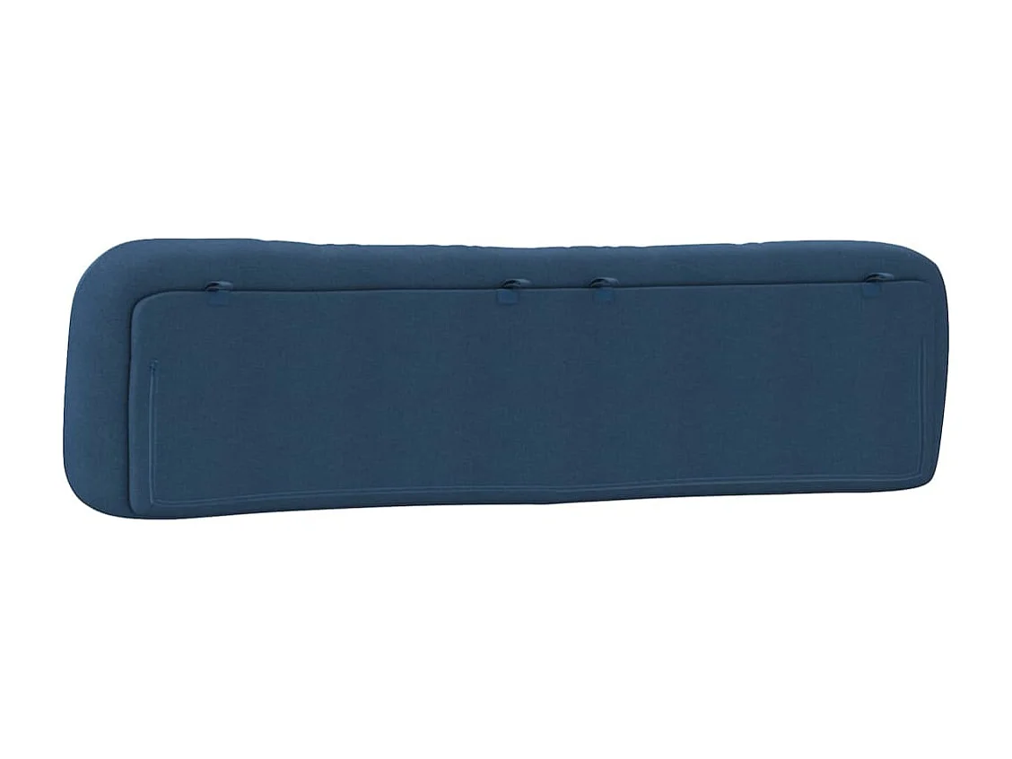 Cabecero de Cama | Cabezal de cama | Mueble de cabecero acolchado Hvar tela azul 200 cm