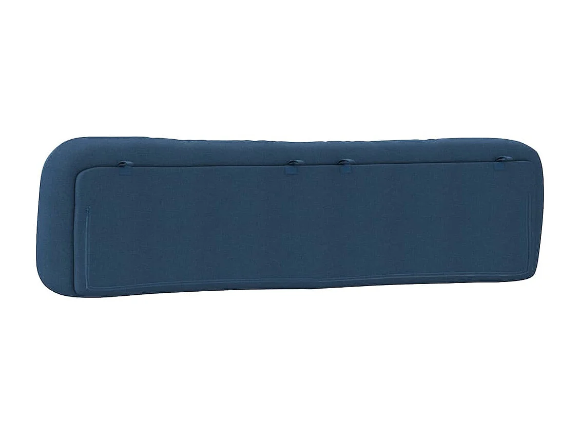 Cabecero de Cama | Cabezal de cama | Mueble de cabecero acolchado Hvar tela azul 200 cm