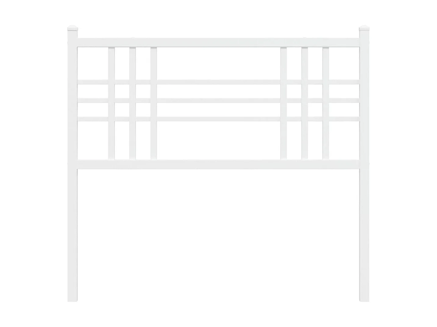 Tête de Lit | Panneau de tête pour lit Moderne métal blanc 100 cm