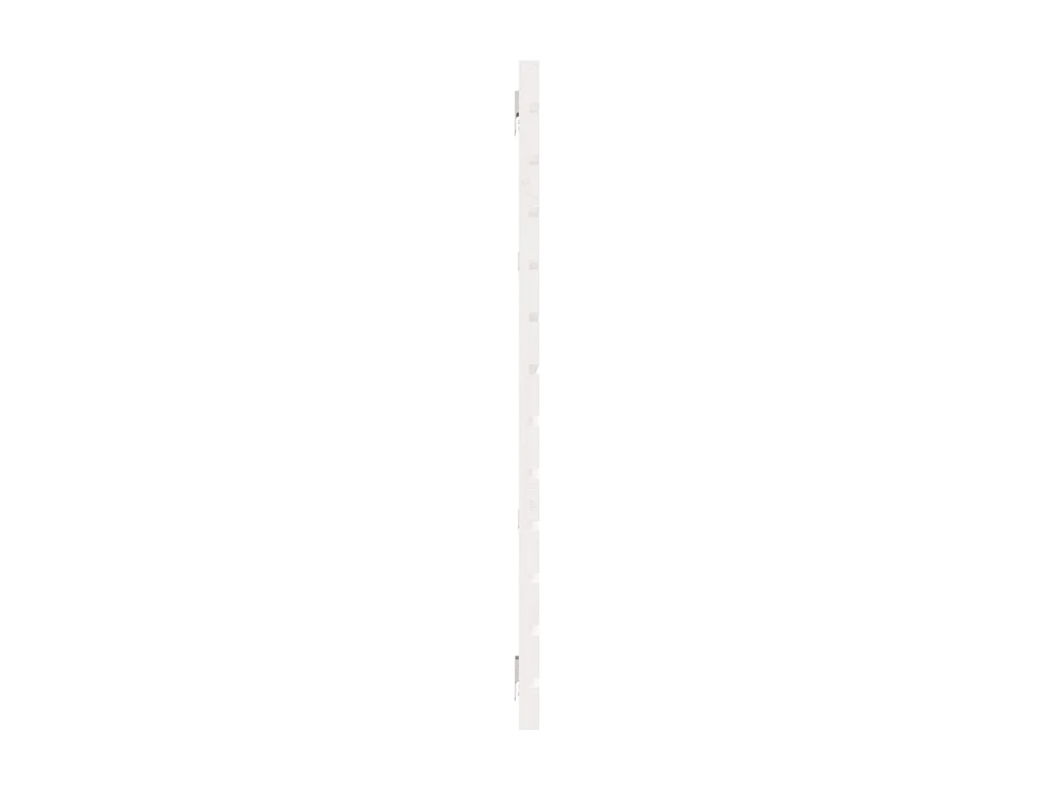Tête de lit murale | Panneau de tête pour lit Moderne  Blanc 166x3x91,5 cm Bois massif de pin