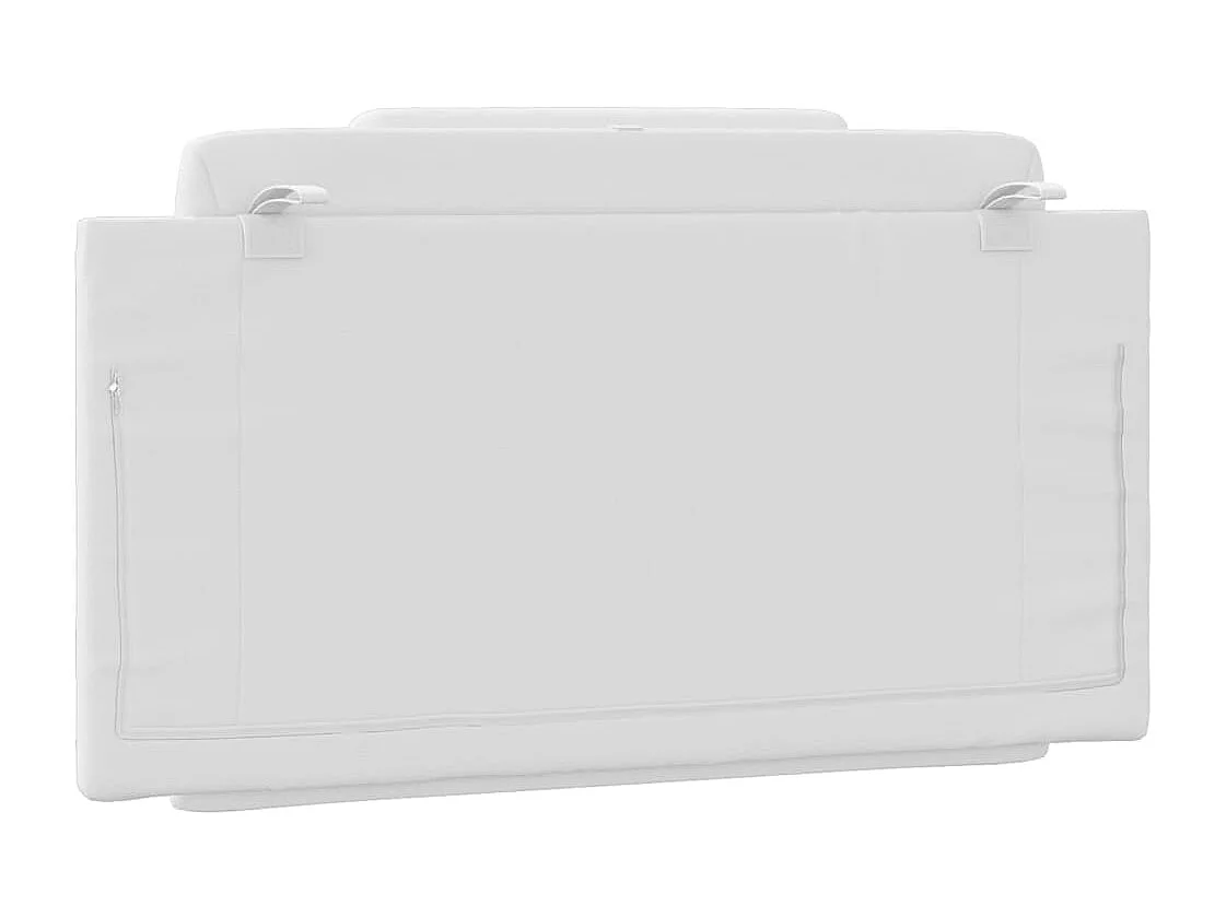 Tête de lit | Coussin de tête de lit | Tête de lit décoratif blanc 100 cm similicuir