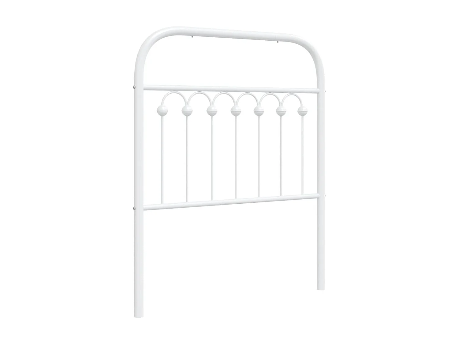 Mueble cabecero | Cabezal de cama | Cabecero de metal blanco 75 cm
