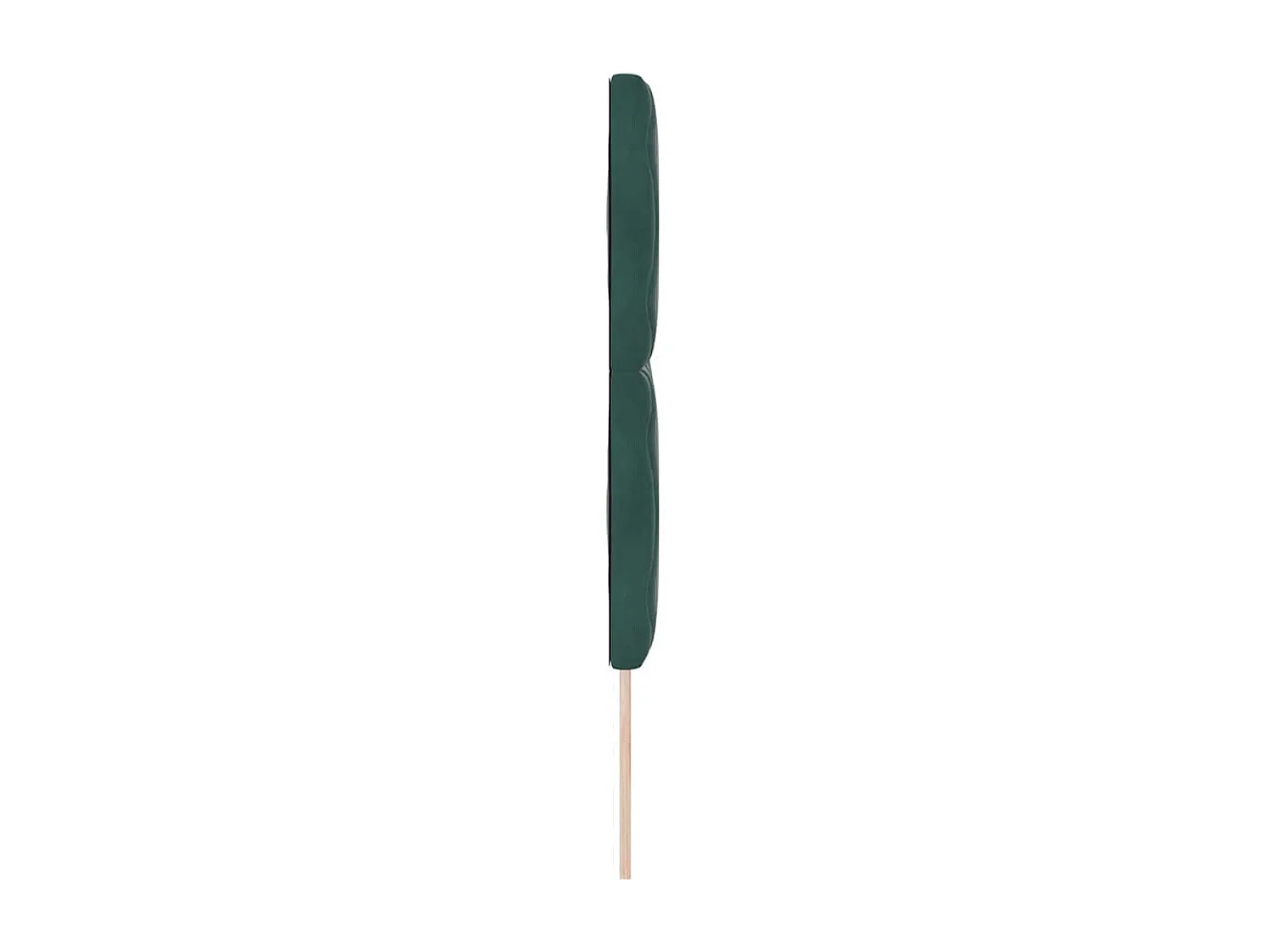 Tête de Lit | Panneau de tête pour lit Moderne LED Geometric Manuel Vert foncé 144 cm Velours
