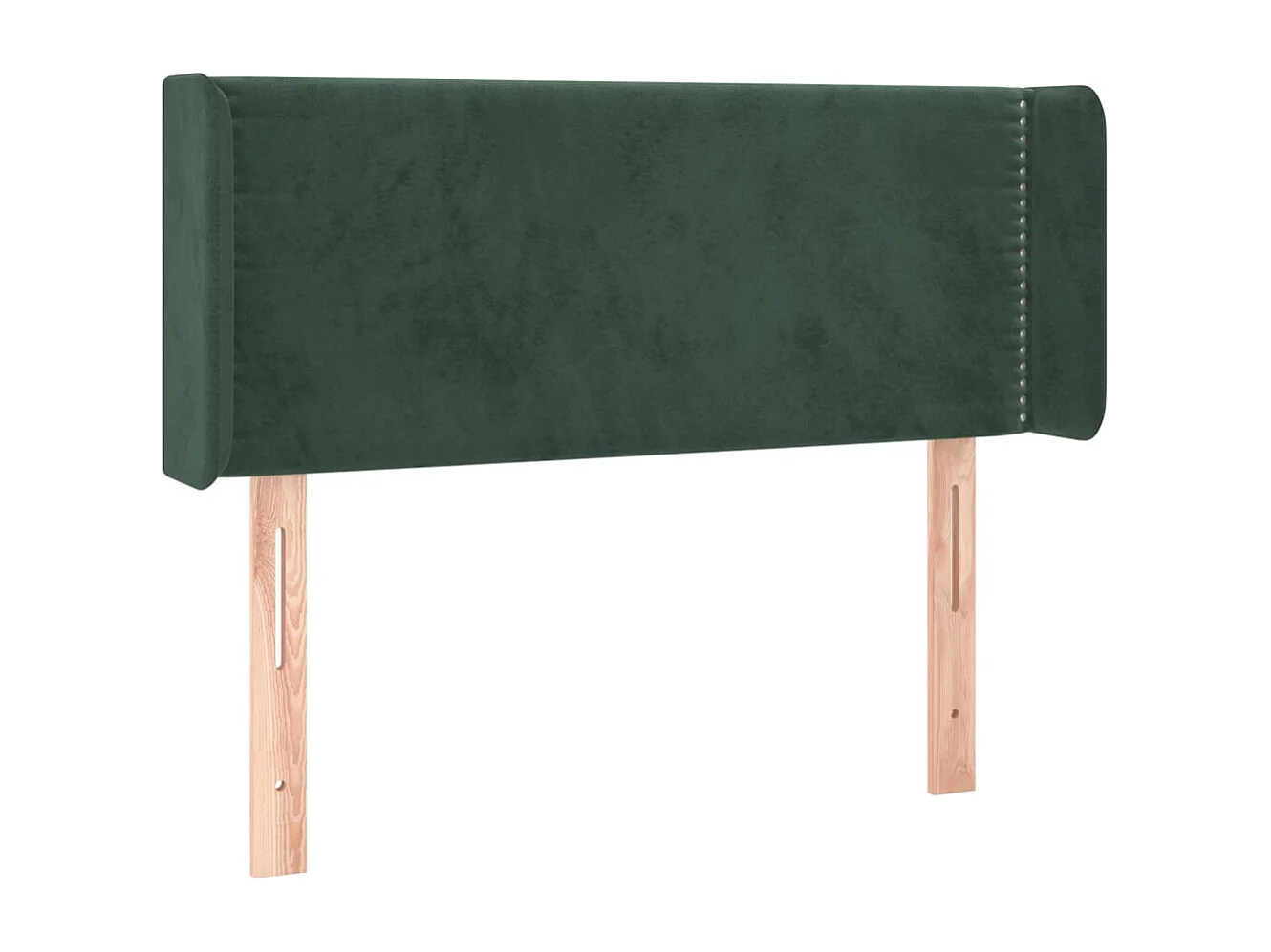 Hoofdbord | Hoofdeinde LED 83x16x78/88 cm fluweel donkergroen