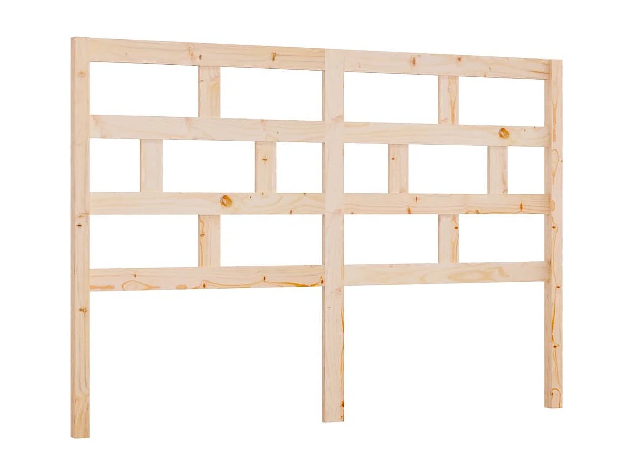 Hoofdbord | Hoofdeinde 126x4x100 cm massief grenenhout