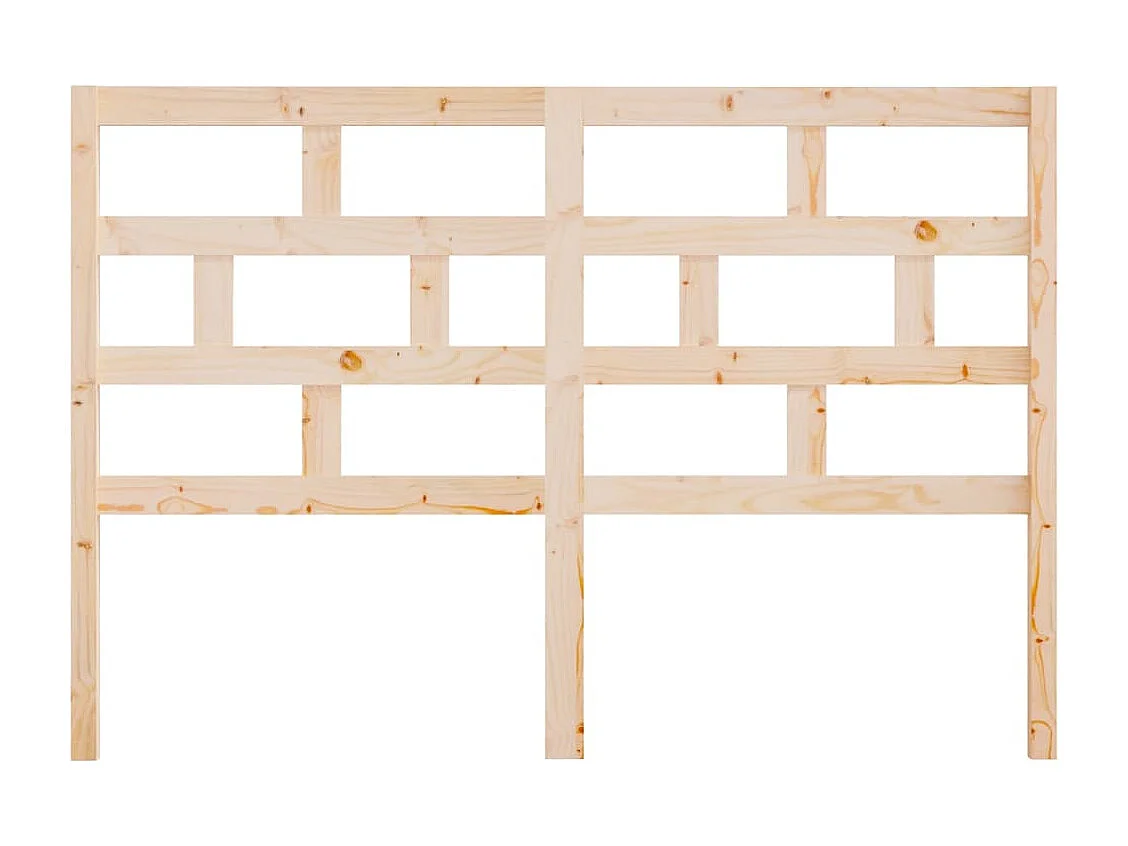 Hoofdbord | Hoofdeinde 126x4x100 cm massief grenenhout
