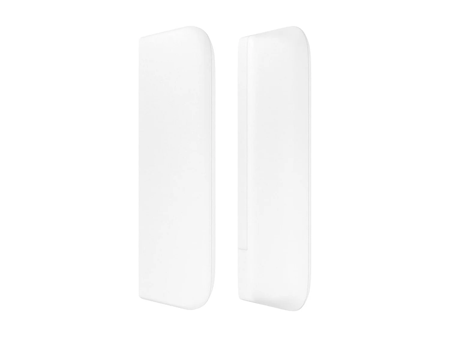 Tête de Lit | Panneau de tête pour lit Moderne avec oreilles Blanc 183x16x78/88 cm Similicuir