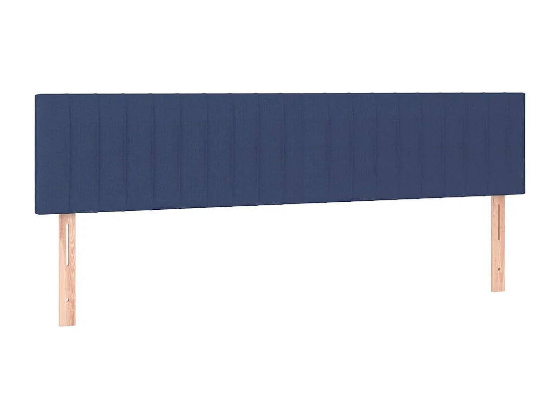Hoofdbord | Hoofdeinde LED 180x5x78/88 cm stof blauw