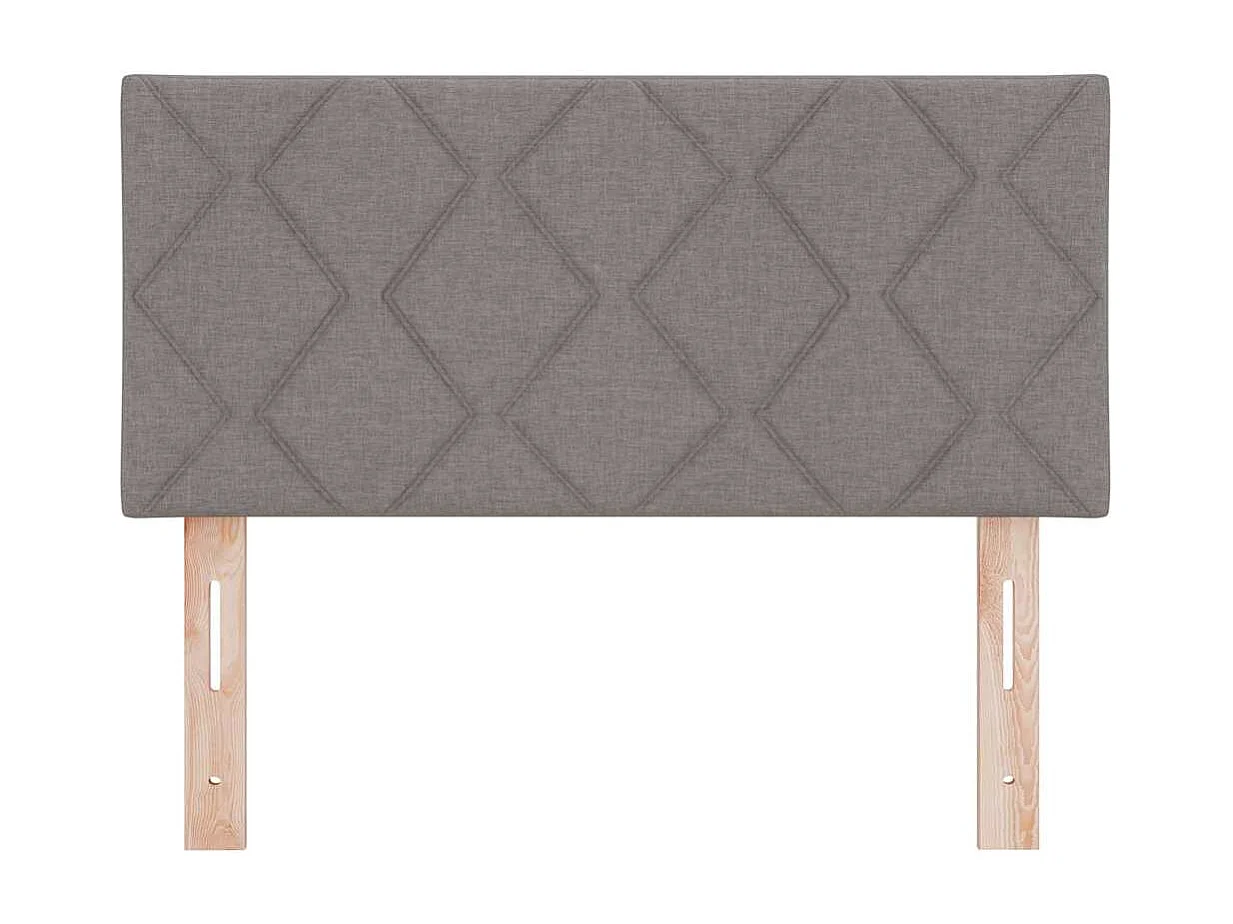 Tête de Lit | Panneau de tête pour lit Moderne en Tissu Geometric Manuel Taupe 100 cm tissu
