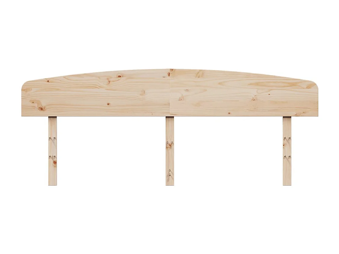 Tête de Lit | Panneau de tête pour lit Moderne 200 cm bois massif de pin