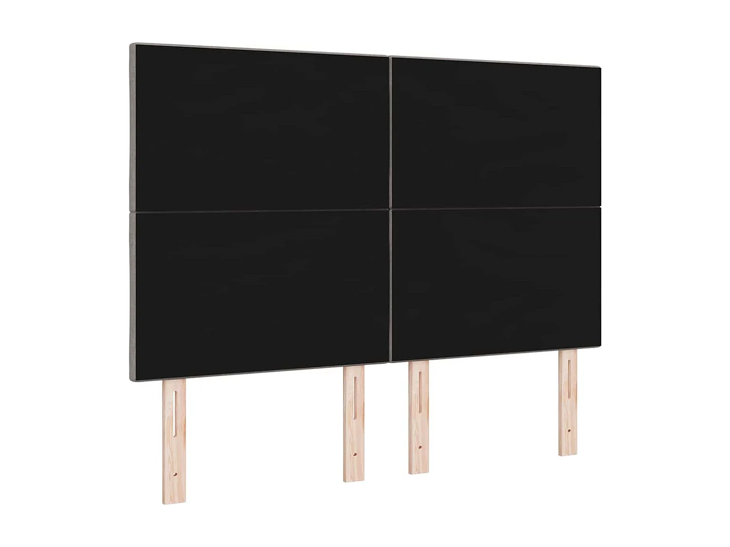 Tête de Lit | Panneau de tête pour lit Moderne en Tissu Geometric Manuel Taupe 160 cm tissu