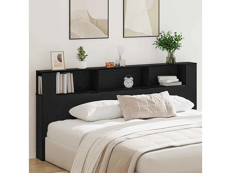 Mueble cabecero | Cabezal de cama | Cabecero de armario 220 x 18,5 x 104,5 cm Madera contrachapada