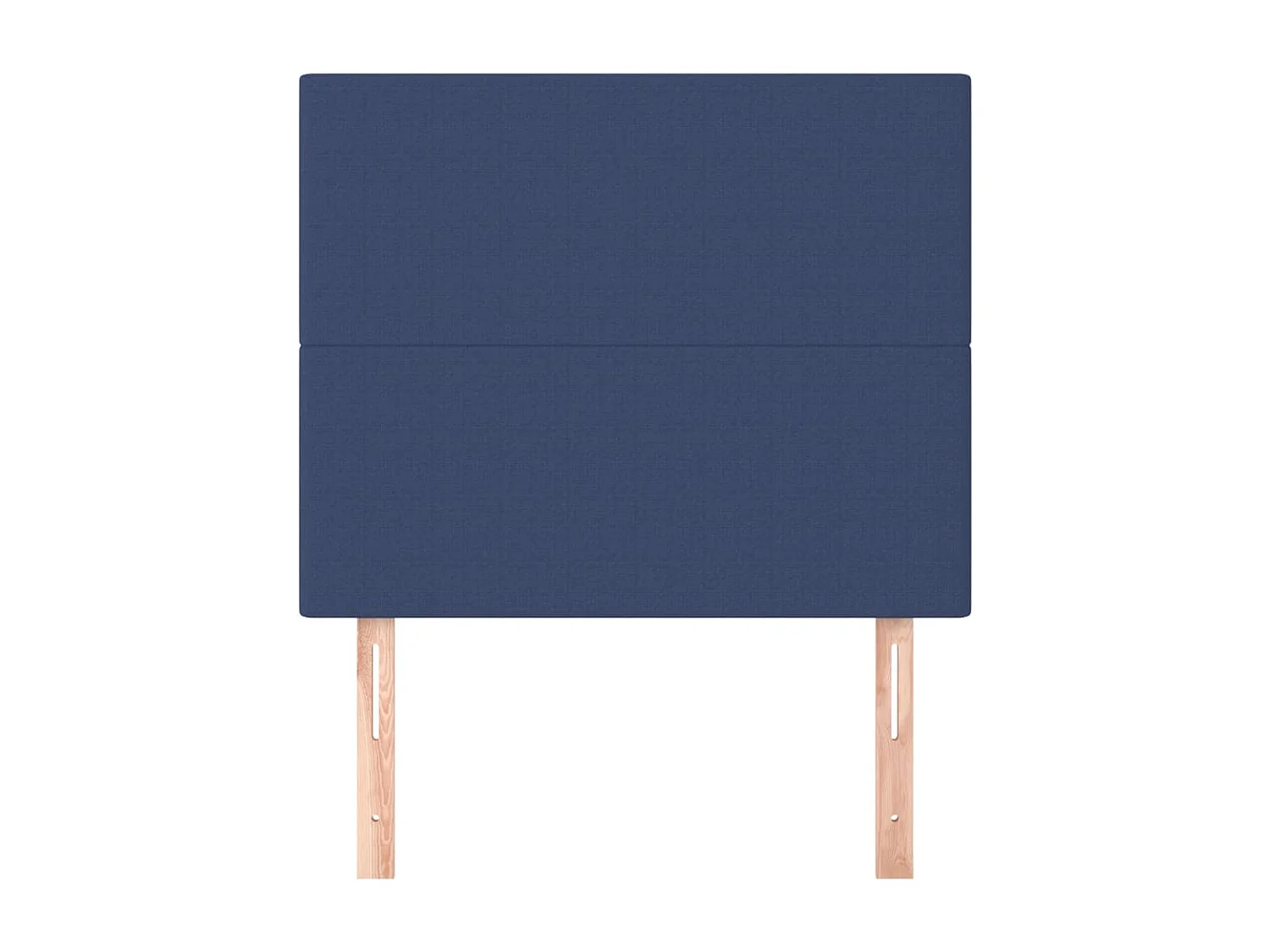 Cabeceros | Cabezal de cama | Mueble de cabecero 2 unidades de tela azul 100x5x78/88 cm