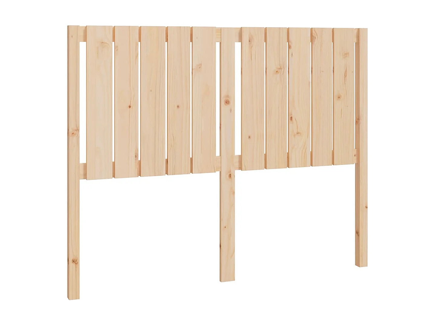 Tête de Lit | Panneau de tête pour lit Moderne 125,5x4x100 cm Bois massif de pin