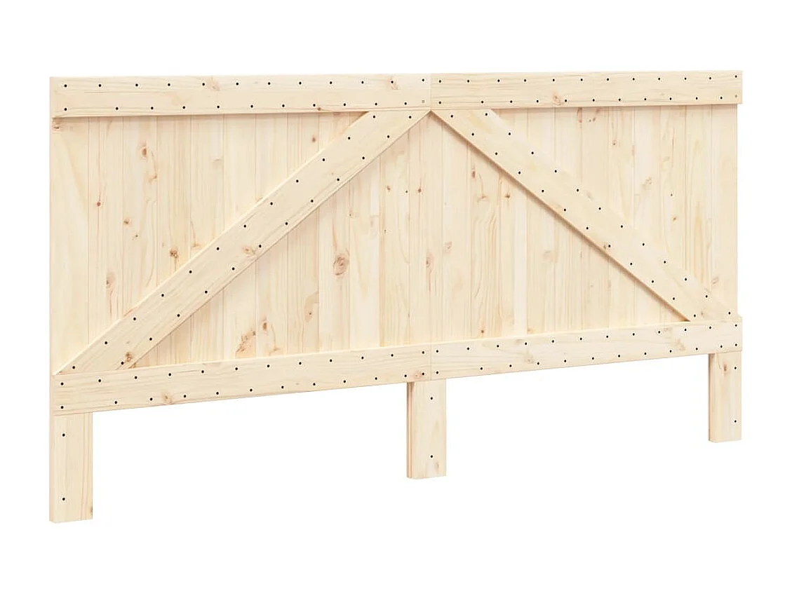 Tête de Lit | Panneau de tête pour lit Moderne 200x104 cm bois massif de pin