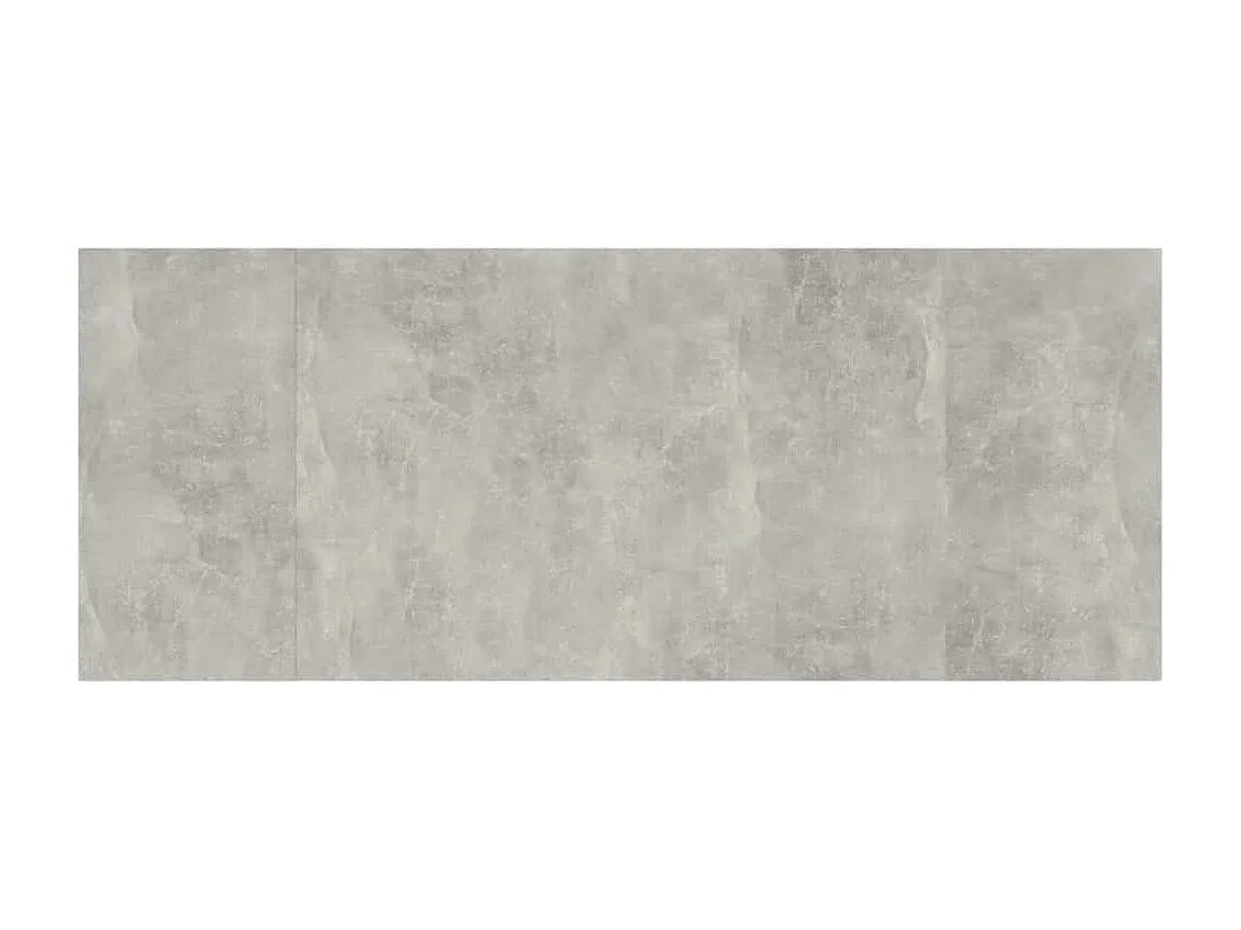 Tête de Lit avec rangement | Tête de lit avec armoires Gris béton Bois d'ingénierie