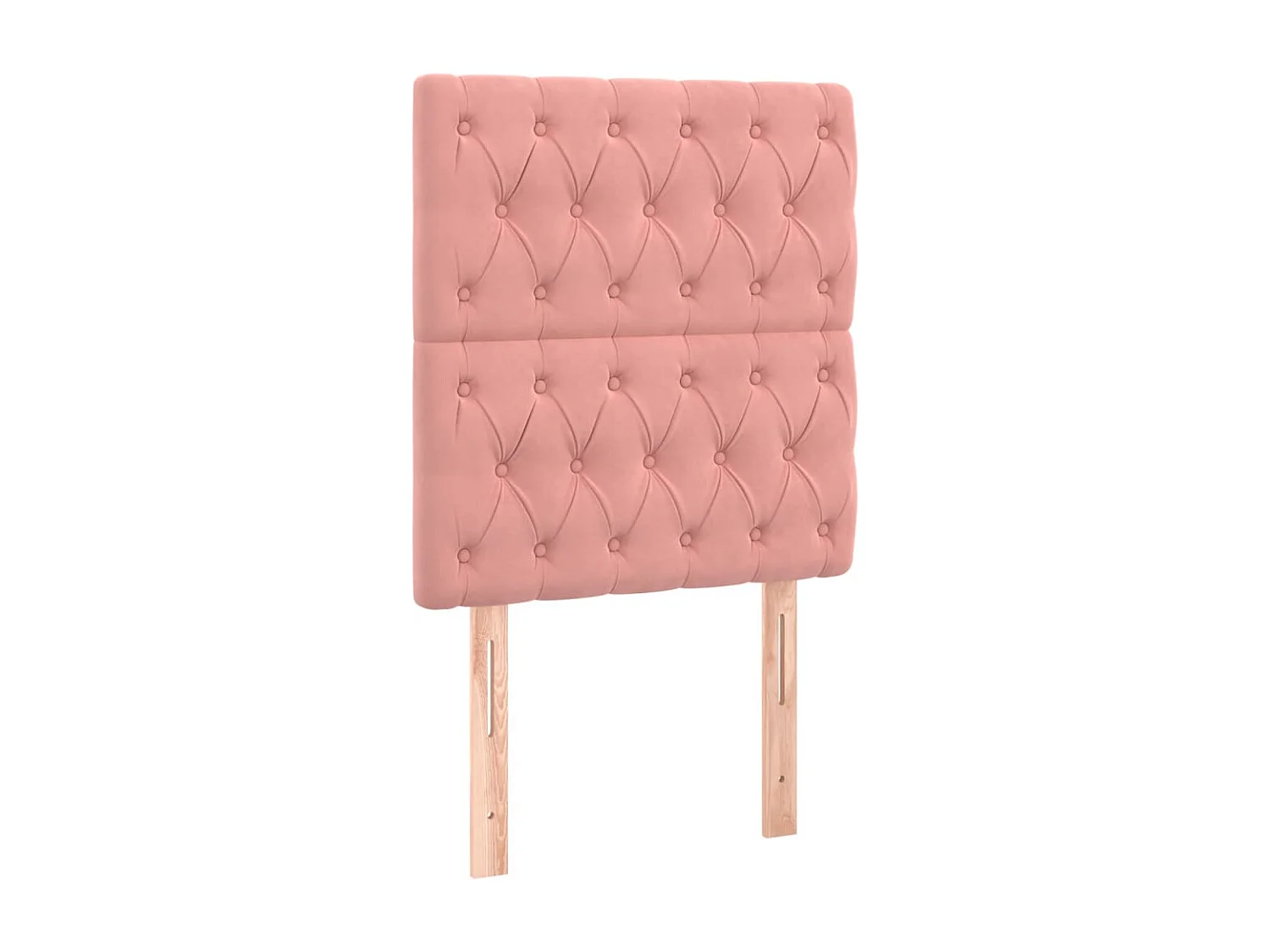 Têtes de lit | Panneaux de tête pour lit Moderne 2 pcs Rose 80x7x78/88 cm Velours