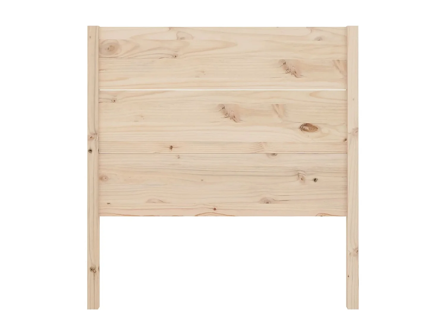 Tête de Lit | Panneau de tête pour lit Moderne 96x4x100 cm Bois massif de pin