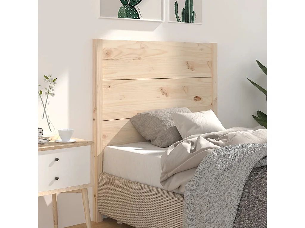 Hoofdbord | Hoofdeinde 96x4x100 cm massief grenenhout