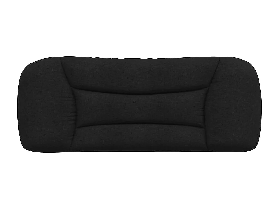 Tête de lit | Coussin de tête de lit | Tête de lit décoratif noir 100 cm tissu