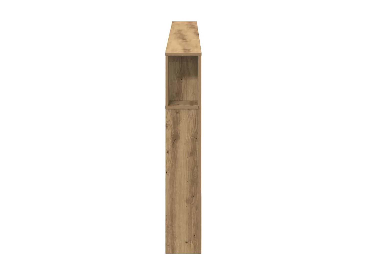 Tête de Lit avec rangement | Tête de lit avec armoire chêne artisanal 220x18,5x104,5 cm