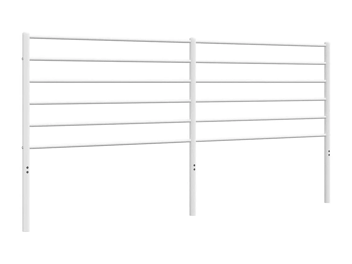 Tête de Lit | Panneau de tête pour lit Moderne métal blanc 180 cm