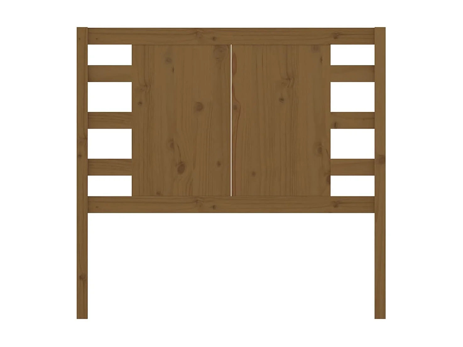 Hoofdbord | Hoofdeinde 96x4x100 cm massief grenenhout honingbruin