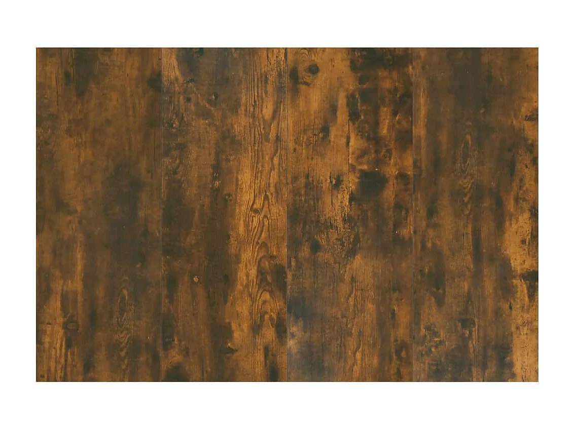 Cabecero de Cama | Cabezal de cama | Mueble de cabecero con mesitas madera contrachapada roble ahumado